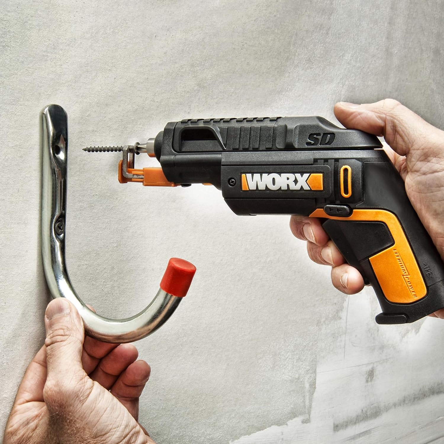 image:imageWORX 4V Electric Screwdriver Rechargeable Cordless Power Screwdriver Set with 6 Bits Screw Holder USBType C Charging Cable  WX255L5WX255L5USBWCASE