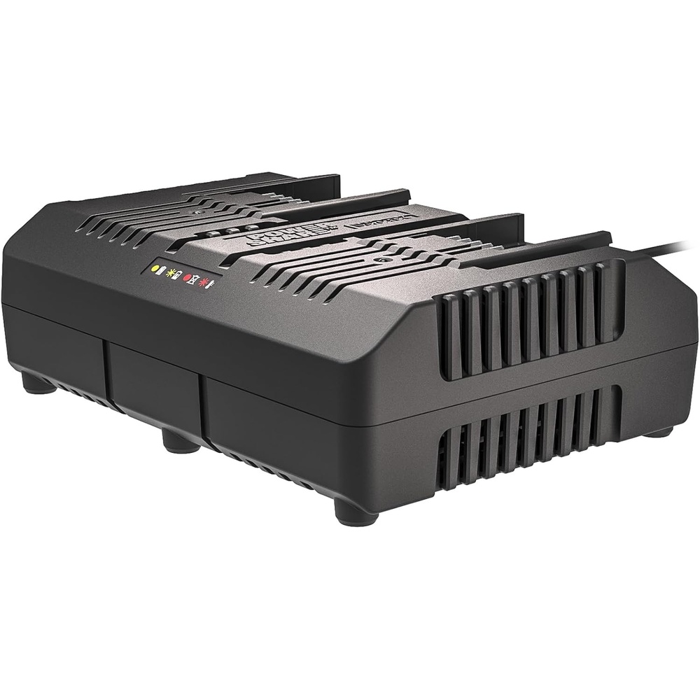 image:imageWORX WA3881 18V20V 60 min Quick Charger Black70 min Dual Port Charger