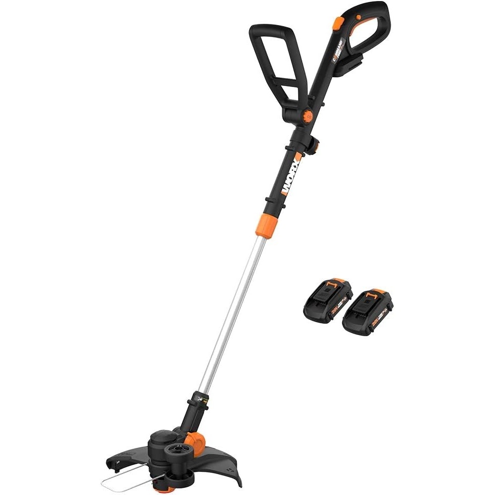 image:imageWorx 3 in 1 Cordless String TrimmerLawn EdgerMini Mower  12 Electric Weed Wacker with Command Feed 20V Weed Eater with 55 LBS Battery amp Charger Included WG17023 in 1 Trimmer w2 Batteries  04 Ah Charger