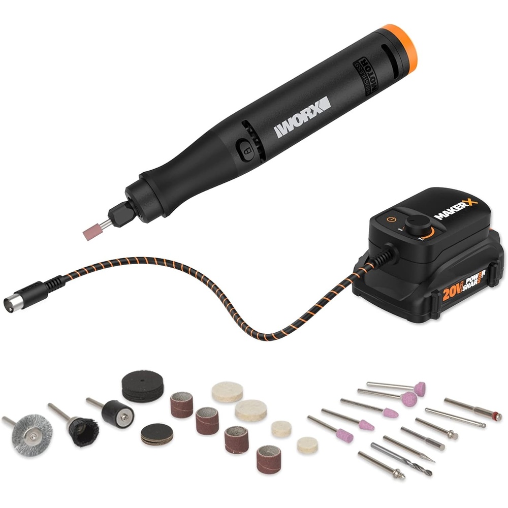 image:imageWorx MAKERX WX739L 20V Cordless Rotary Tool Kit