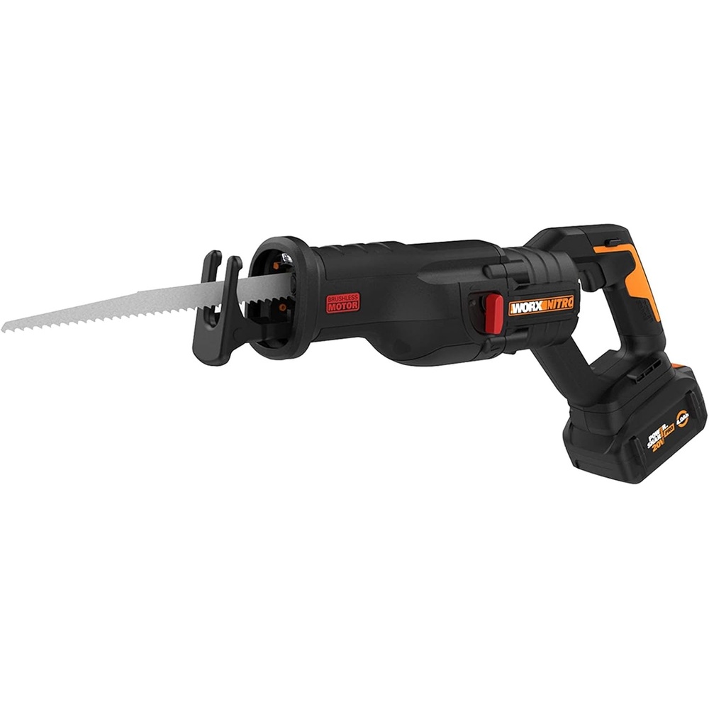 image:imageWorx Nitro WX516L 20V Power Share PRO 40Ah Cordless Reciprocating Saw with Brushless Motor