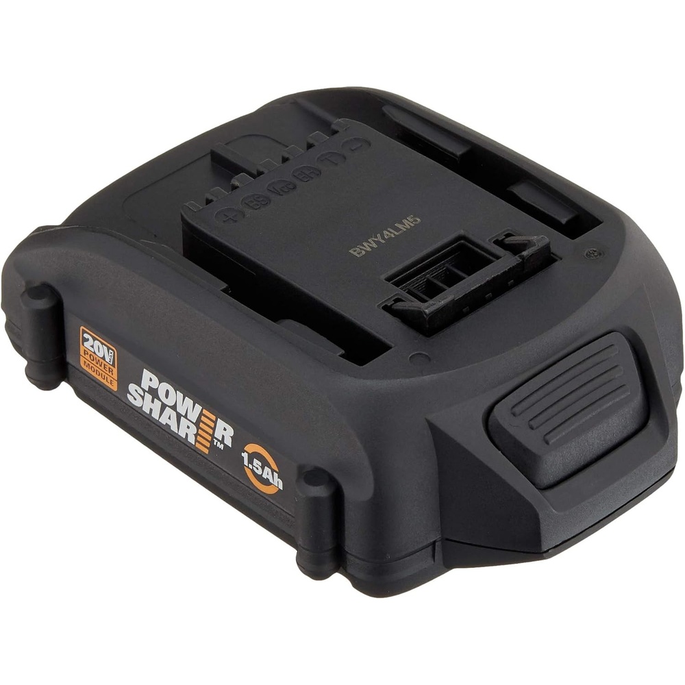 image:imageWorx WA3575 20V PowerShare 20 Ah Replacement Battery Orange and BlackPower Share 20V 15Ah