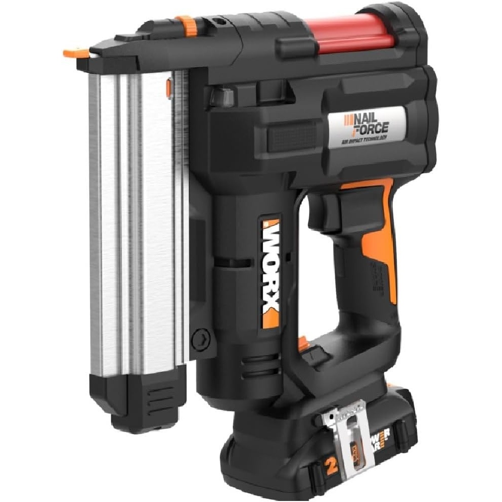 image:imageWorx WX840L 20V Power Share Cordless 18 Gauge Nail amp Staple Gun20V 18GA Nail  Staple Gun Battery  Charger Included