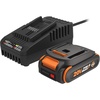 2.0Ah battery + 2A charger