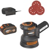 20V Brushless Cordless Random Orbital Sanders(Battery & Charger Included)