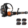 800CFM 80V Blower w/(4)5.0 Ah Batteries