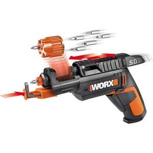 WORX 4V Electric Screwdriver, Rechargeable Cordless Power Screwdriver Set with 6 Bits, Screw Holder, USB-Type C Charging Cable – WX255L.5(WX255L-AC)