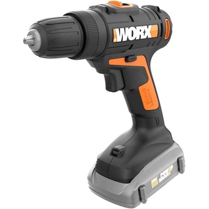 WORX Cordless Drill Driver, 20V 3/8-Inch 84-Piece Kit, WX100L.2 | Variable 2-Speed, 265 in-lb Torque, 20+1 Clutch, Lightweight and Compact, Battery & Charger Included(20V Cordless Drill & Driver (Tool Only))