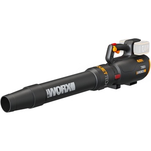 WORX Cordless Leaf Blower, Electric Blowers for Lawn Care with 120 MPH & 3.5 LBS, Long Nozzle Design for Narrow Spaces with Cleaning Attachments, Battery & Charger Included, WG545.1(190MPH 40V Blower/Tool Only)