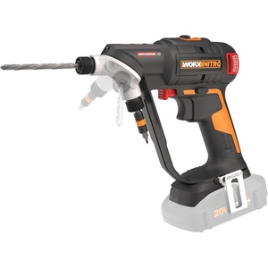 WORX WX177L.2 Cordless Drill Driver, 20V 445 in·lb Brushless Power Drill Driver, Powerful Drilling and Driving, 2-in-1 Design, 85 Bits, Battery and Charger Included, PowerShare(Nitro 20V SwitchDriver 2.0  2-in-1 Brushless Cordless Drill Driver  2-in-1 Drill Set Rotatable Dual 1/4″ Chucks  Compact Cordless Drill with Digital Torque Setting WX177L.9 – (Tool Only))