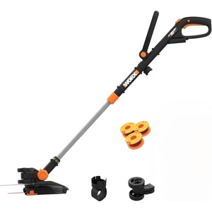Worx 3 in 1 Cordless String Trimmer/Lawn Edger/Mini Mower | 12″ Electric Weed Wacker with Command Feed, 20V Weed Eater with 5.5 LBS, Battery & Charger Included, WG170.2(3 in 1 Trimmer/Tool Only)