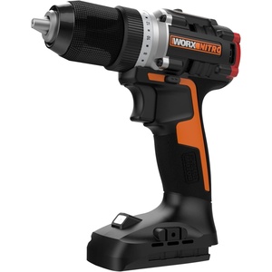 Worx Nitro 20V Cordless 1/2″ Drill Driver With Brushless Motor – Compact & Lightweight Set Only 6″ and 3 lbs. – Power Share Compatible WX130L – Batteries & Charger Included, Black(20V 1/2” Brushless Drill/Driver (Tool Only))