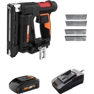 Worx Nitro WX843L 20V Power Share 3/8″ Cordless Crown Stapler(3/8“ Crown Stapler Kit (Battery & Charger included))