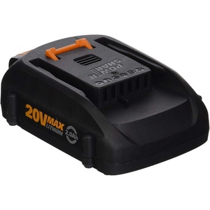 Worx WA3578 – PowerShare 20V 4.0Ah, Lithium Ion High Capacity Battery, Orange and Black(Power Share 20V 2.0Ah)
