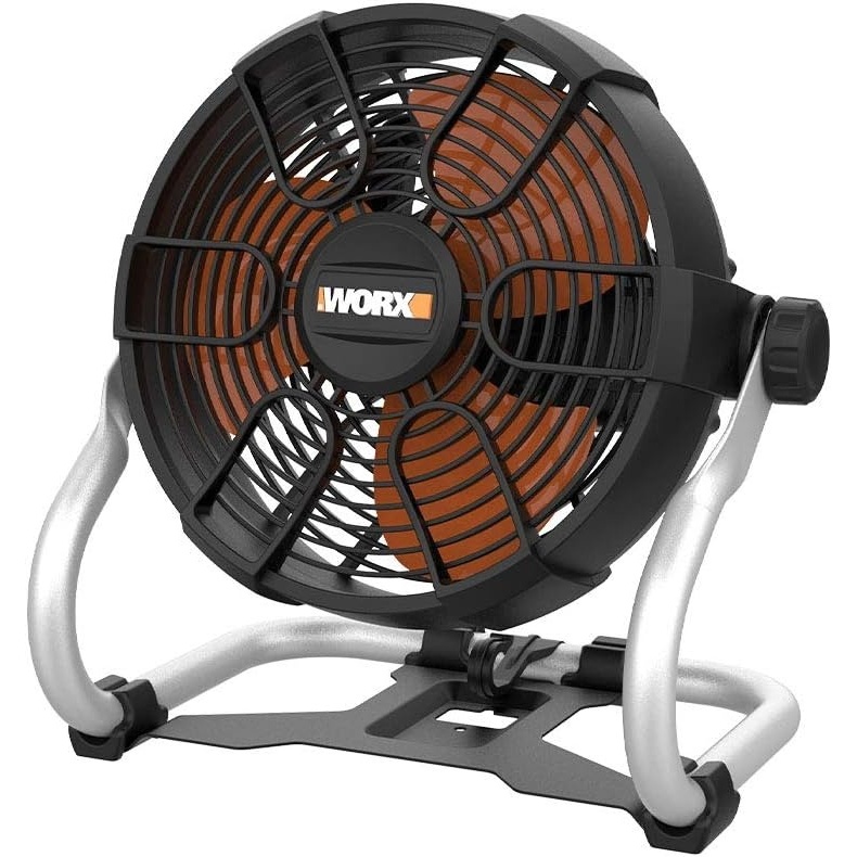 image:imageWORX Cordless Work Fan with Ready Charge 20V Compact Fan WX095L  5 lbs lightweight corded or cordless 360 head 2speed Nitro performance Battery amp Charger Included PowerShareWX095L9 Fan  Bare Tool Only