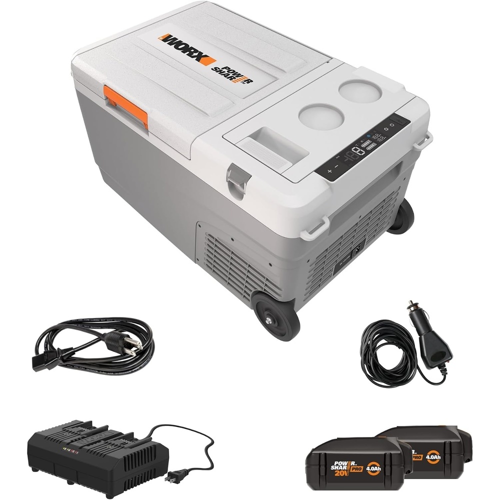 image:imageWorx Electric amp Battery Powered Cooler with Power Share40V Electric  Cordless Cooler