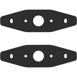 WORX 7″ Lawn Edger Replacement Blades, 2 Pack, WA5880 | Compatible with WORX WG898 Series
