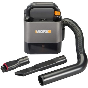WORX Cordless Cube Vac Compact Vacuum, 20V, WX030L | compact on-the-go cleaning; holds 6oz of dry debris; 2-speeds; Battery & Charger Included; PowerShare(bare tool only)