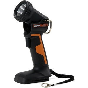 WORX Nitro 20V LED Work Light PowerShare, 160/350 Lumens Portable Light, LED Flashlight with Flexible Pivoting Head WX025L.9 – Tool Only