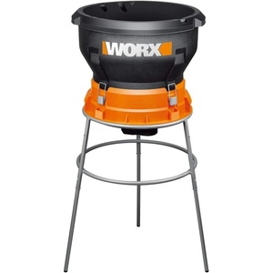 Worx 13 Amp Electric Leaf Mulcher for Yard Leaf & Waste Shredding, WG430 | 11:1 Mulch Ratio, 53 Gallons/Min Fast Processing, Foldable Design, Corded