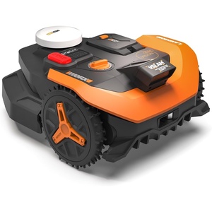WORX Robot Lawn Mower for 1/4 Acre, No Perimeter Wire, WR310 | Landroid Vision Cloud with AI Obstacle Avoidance, RTK Cloud Navigation, Auto Mapping, App Control, 30% Slope